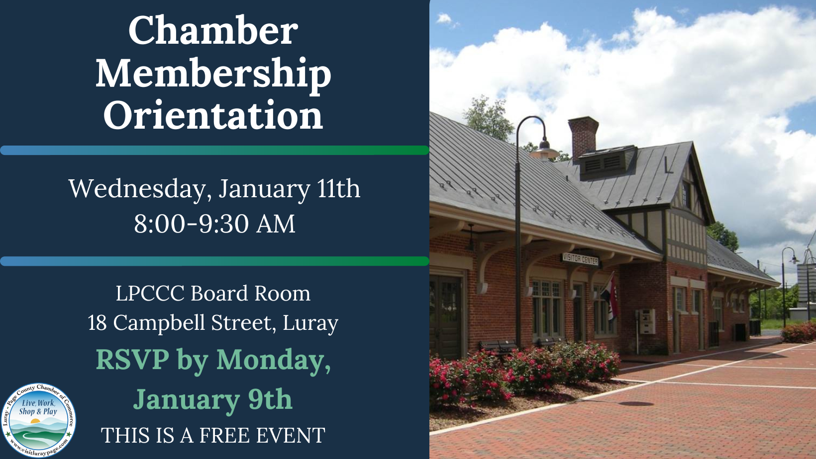 Chamber Membership Orientation LurayPage Chamber of Commerce