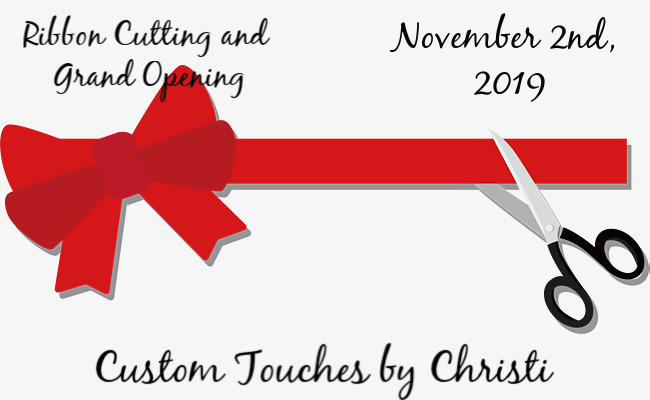 custom ribbon for ribbon cutting