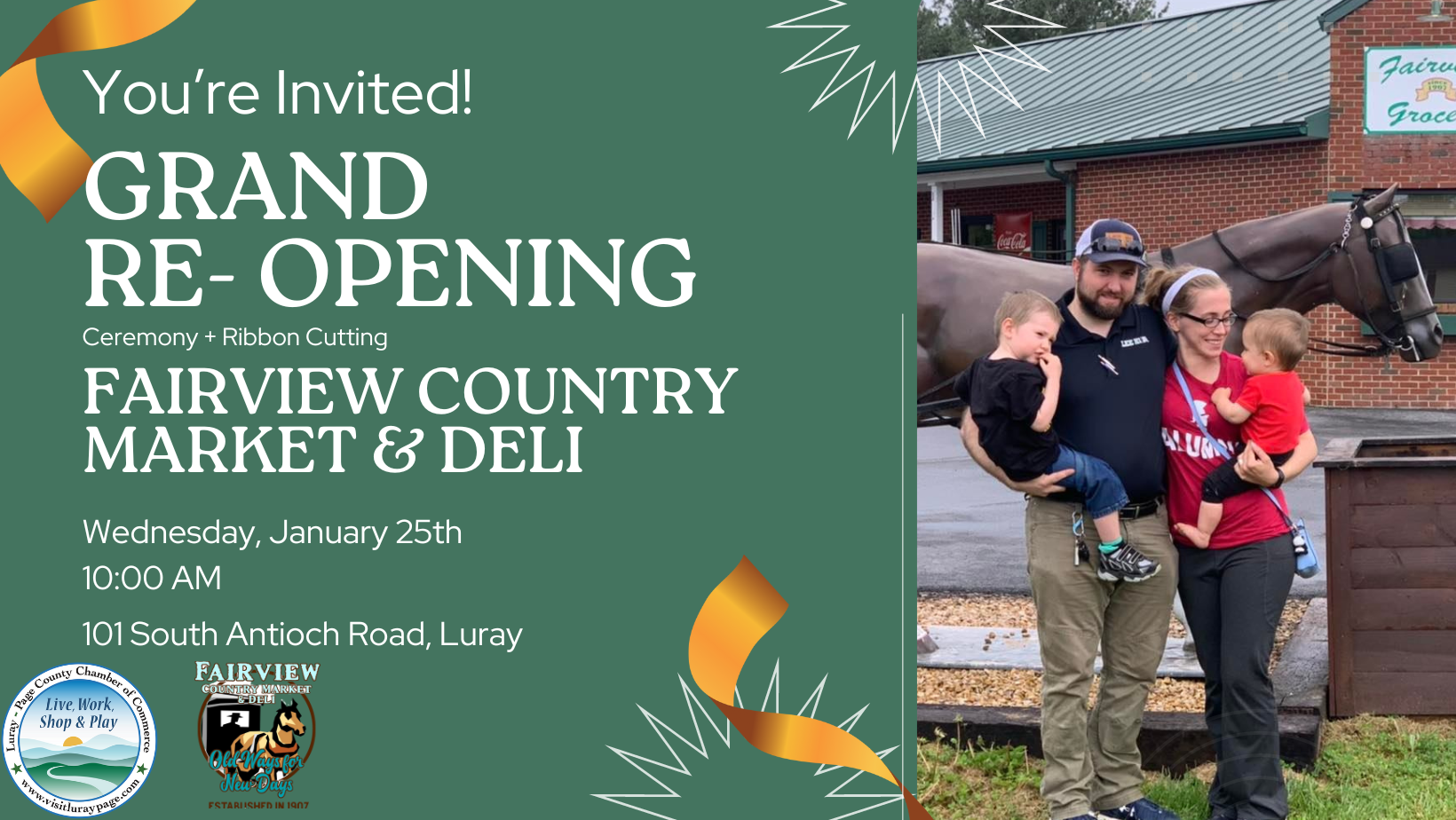 Fairview Country Market & Deli Grand ReOpening & Ribbon Cutting