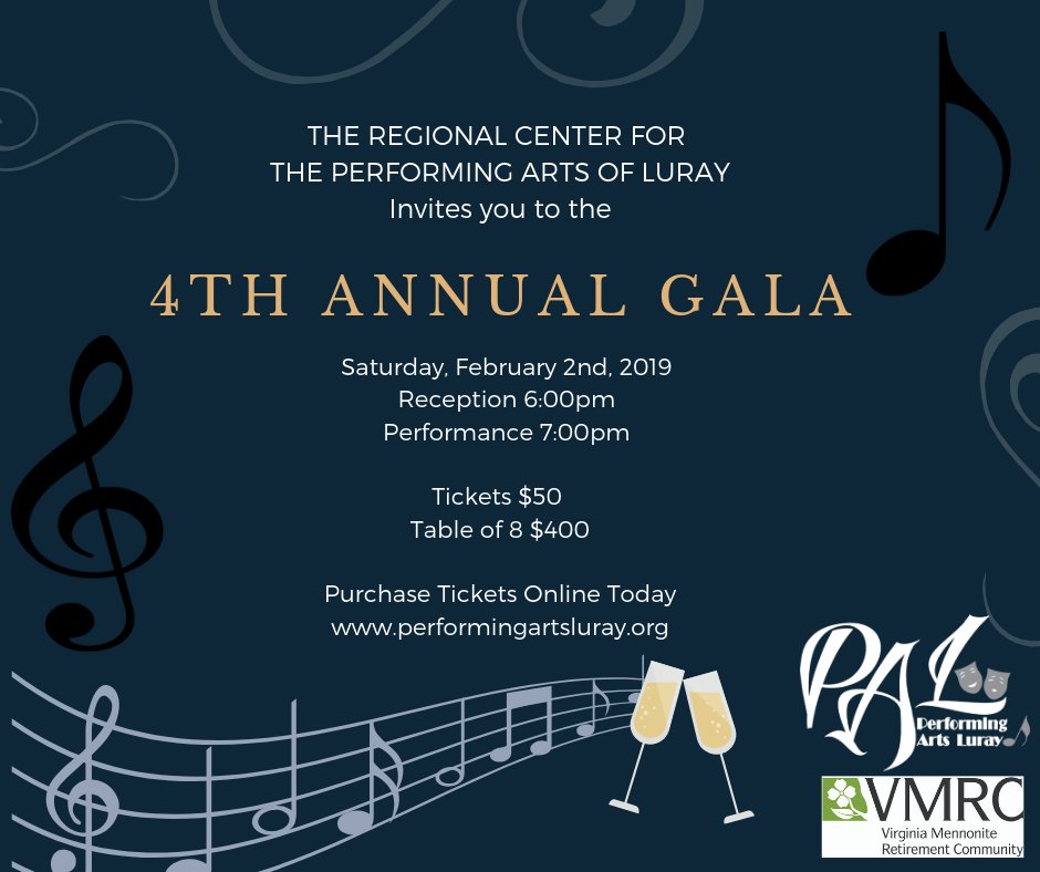 Annual Fundraising Gala Luray Page Chamber Of Commerce