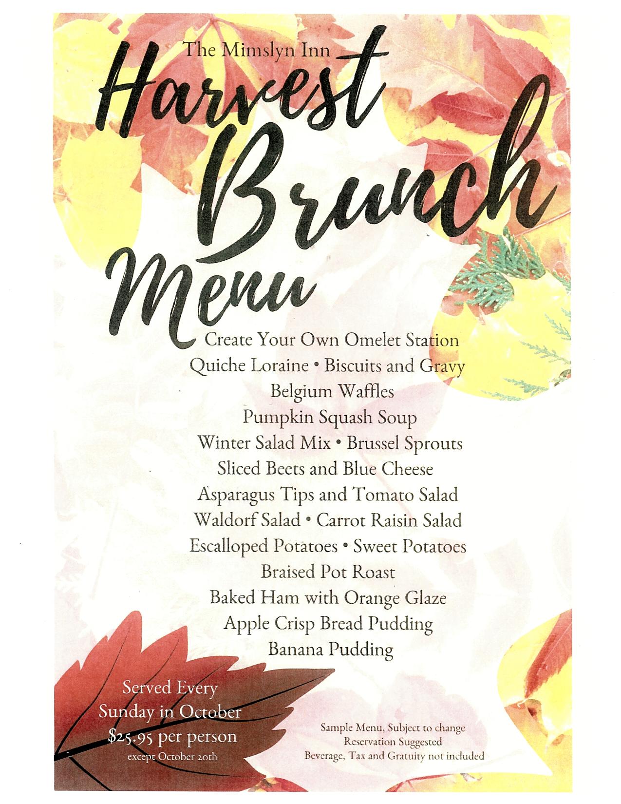 Harvest Brunch LurayPage Chamber of Commerce