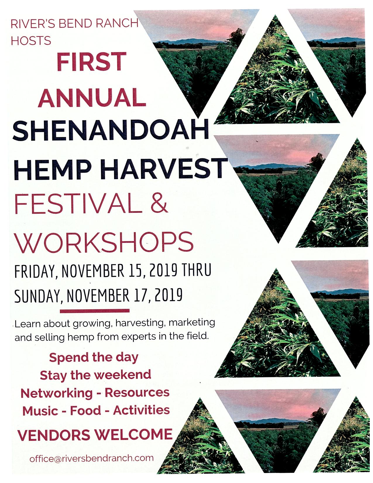 1st Annual Shenandoah Hemp Harvest Festival and LurayPage