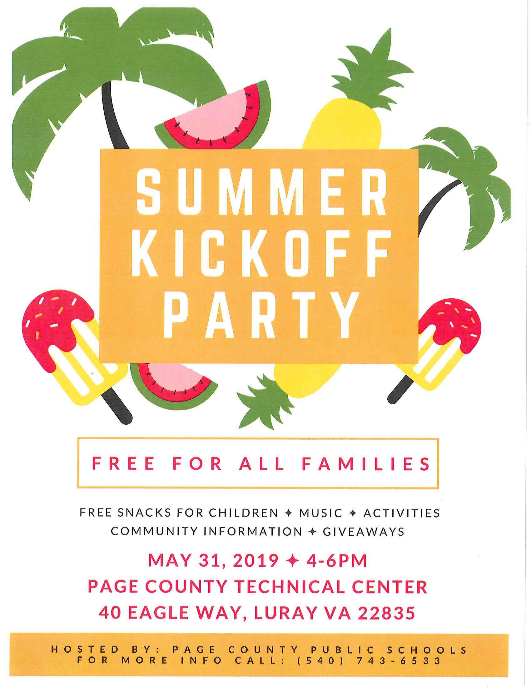 Summer Kickoff Party LurayPage Chamber of Commerce