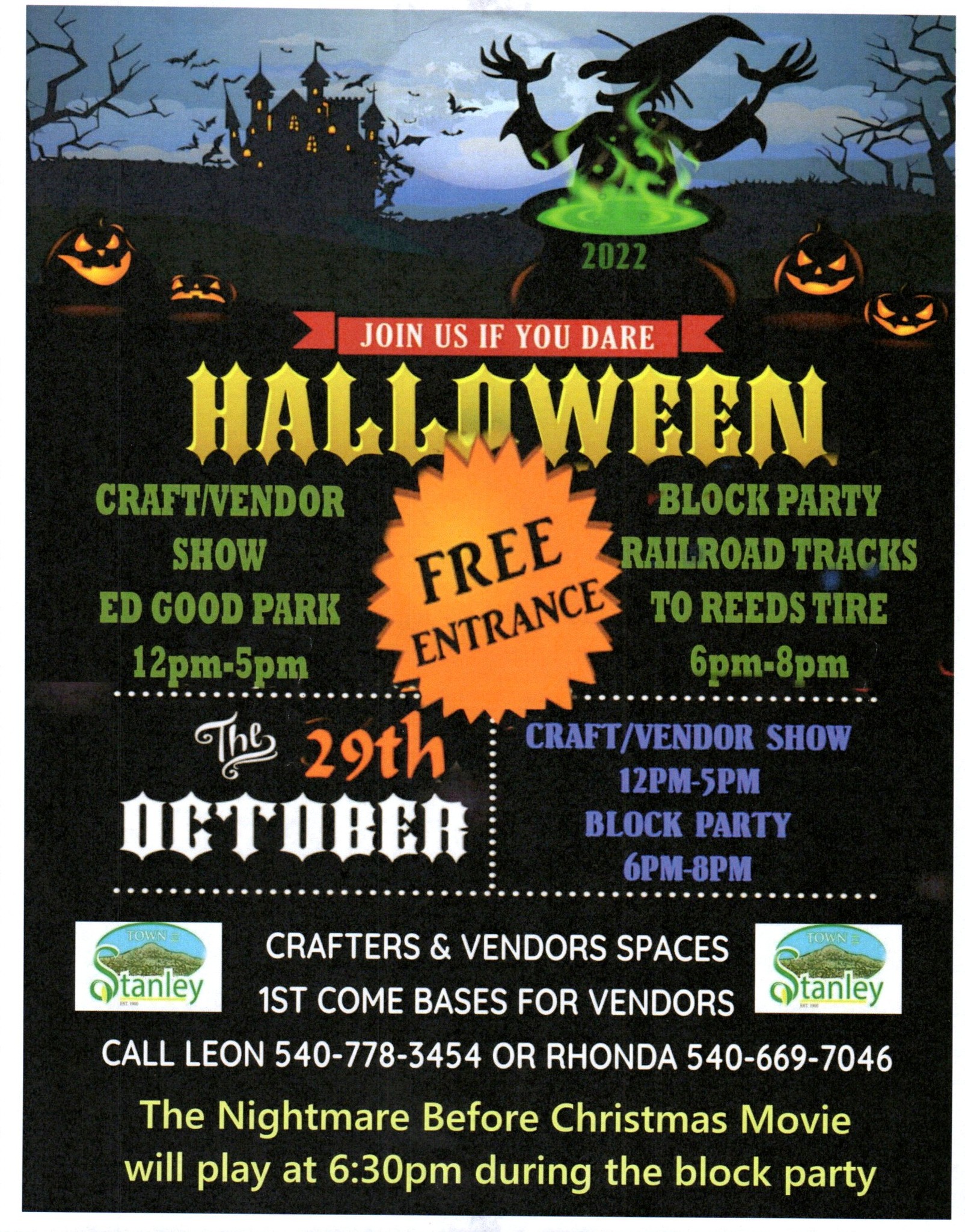 Stanley Halloween Block Party LurayPage Chamber of Commerce